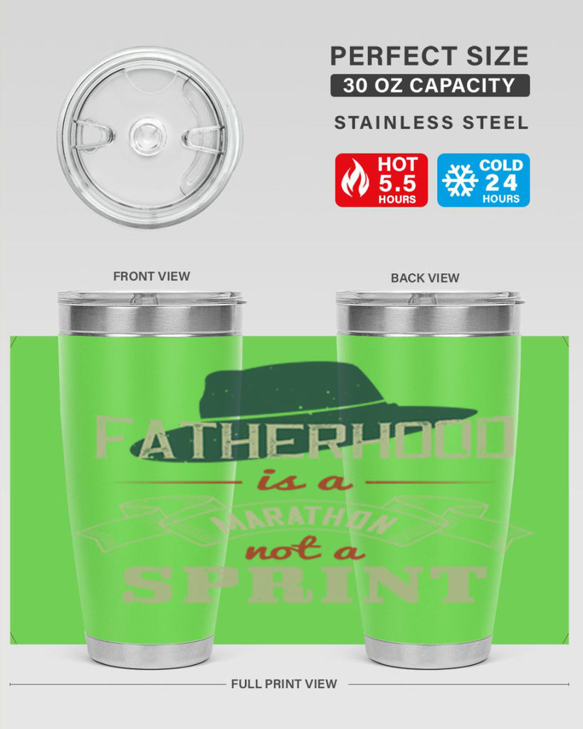 fatherhood is a marathon 227#- fathers day- Tumbler