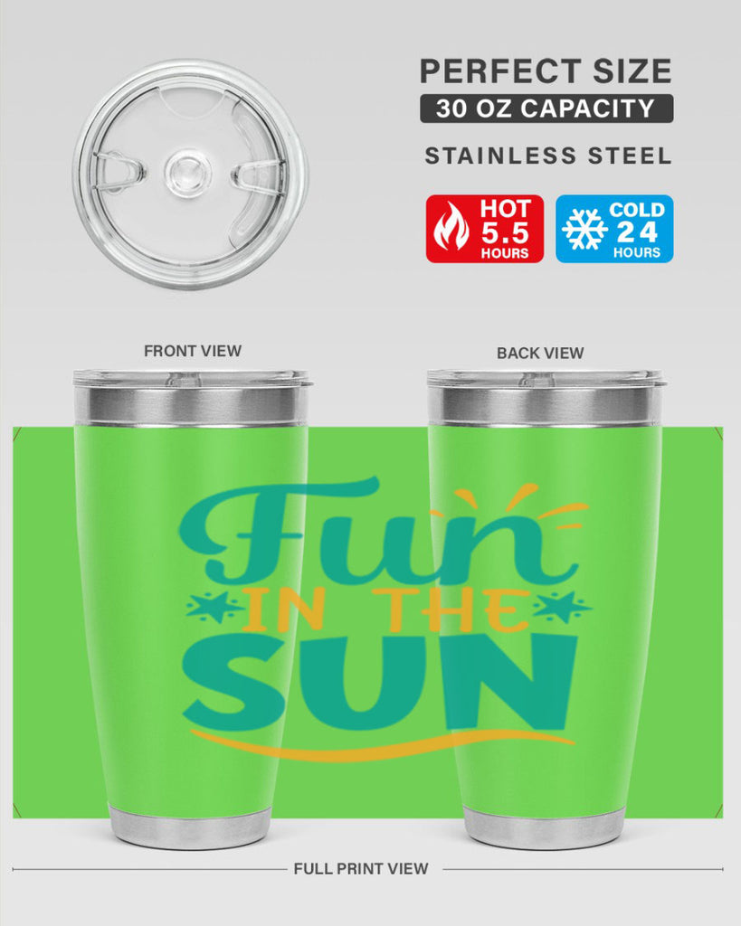 fun in the sun Style 103#- summer- Tumbler