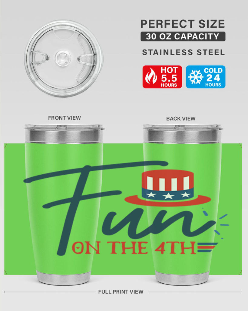 fun on the th Style 18#- Fourt Of July- Tumbler