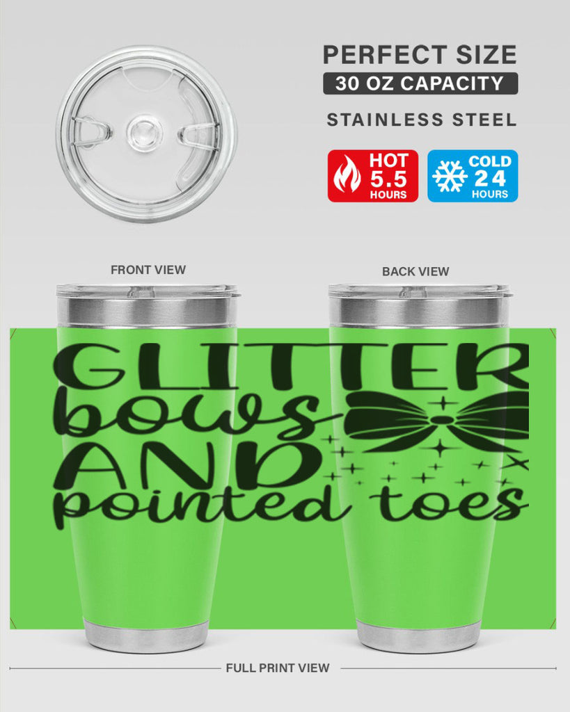glitter bows and pointed toes44#- ballet- Tumbler