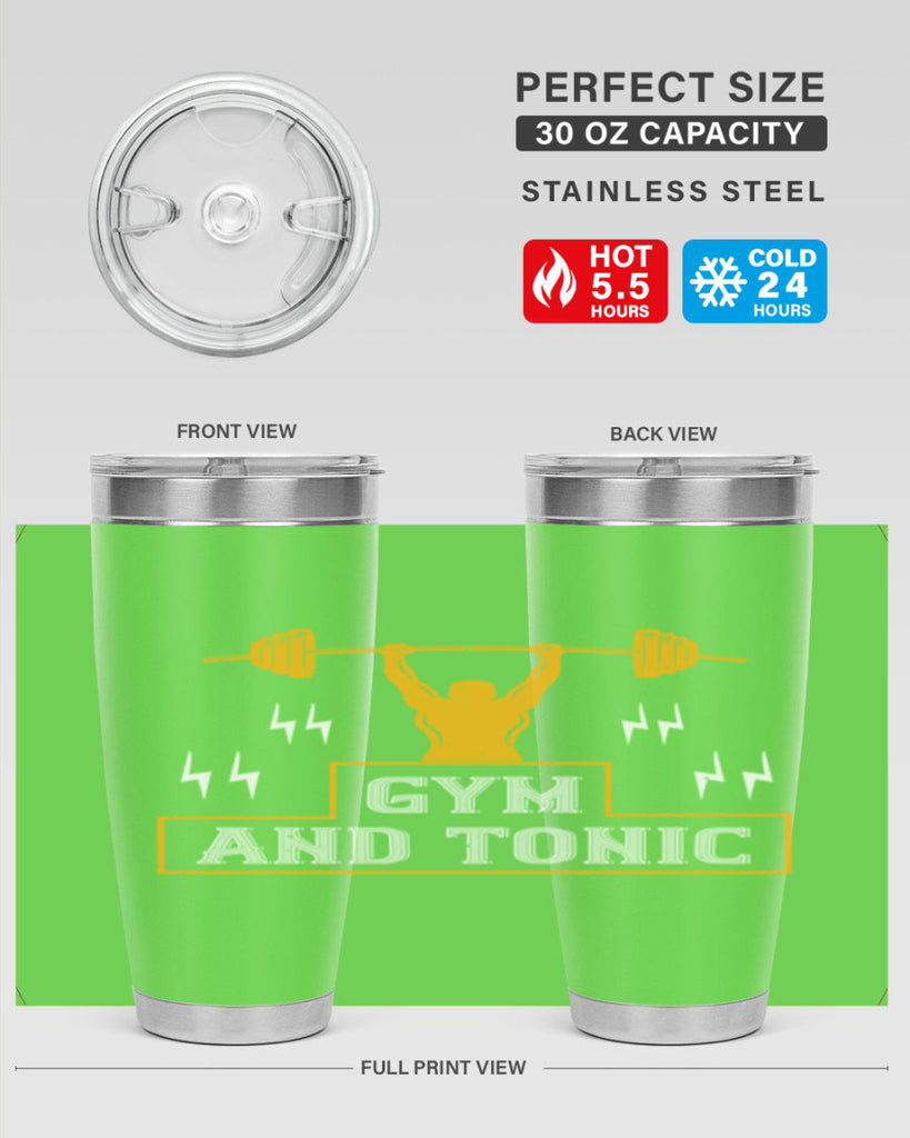 gym and tonic 100#- gym- Tumbler