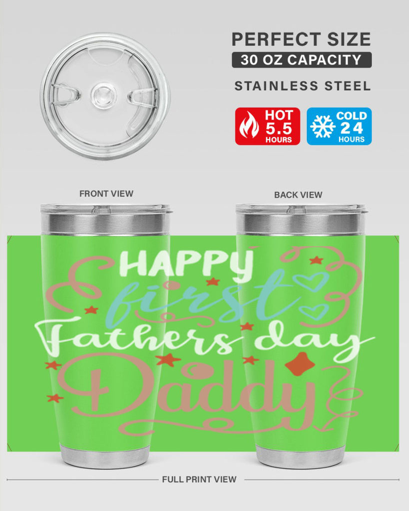 happy first fathers day daddy 90#- fathers day- Tumbler