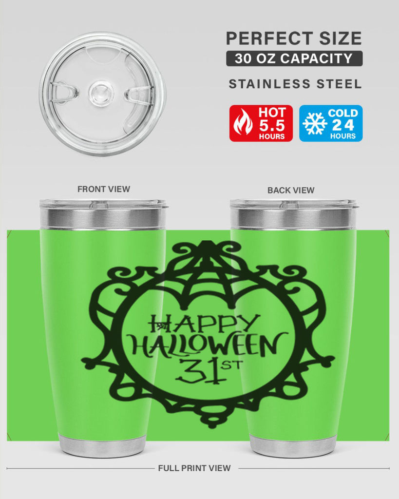 happy halloween st 64#- halloween- Tumbler