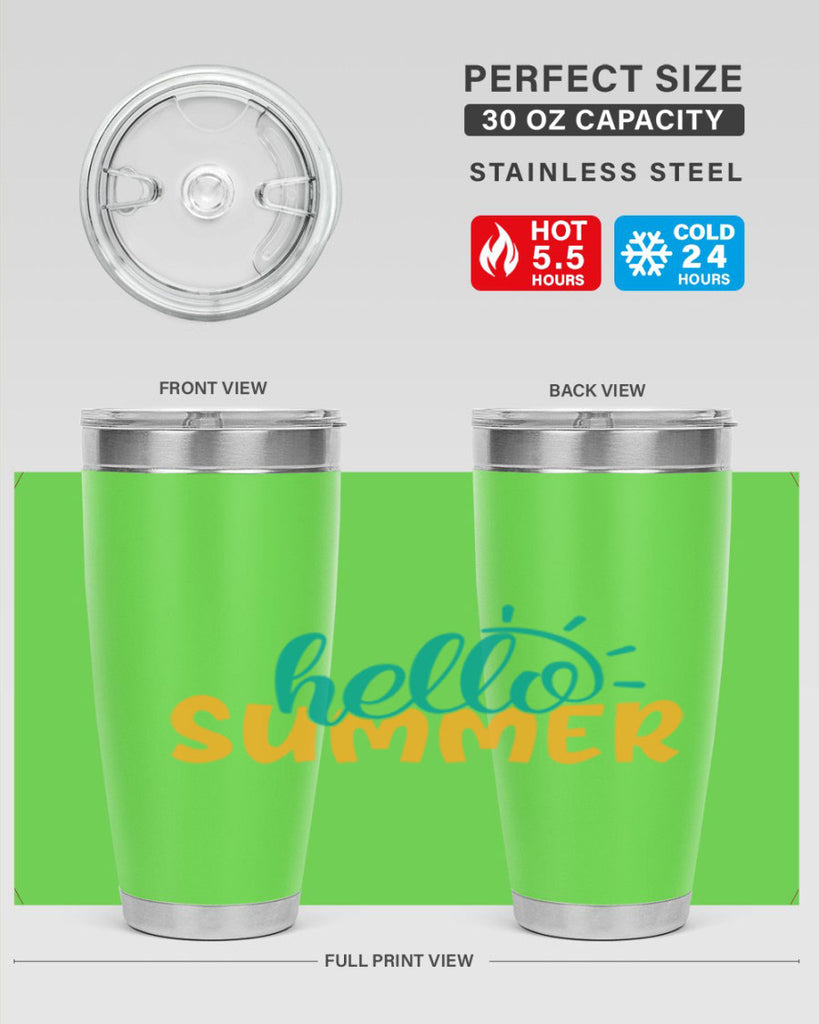 hello summer Style 97#- summer- Tumbler