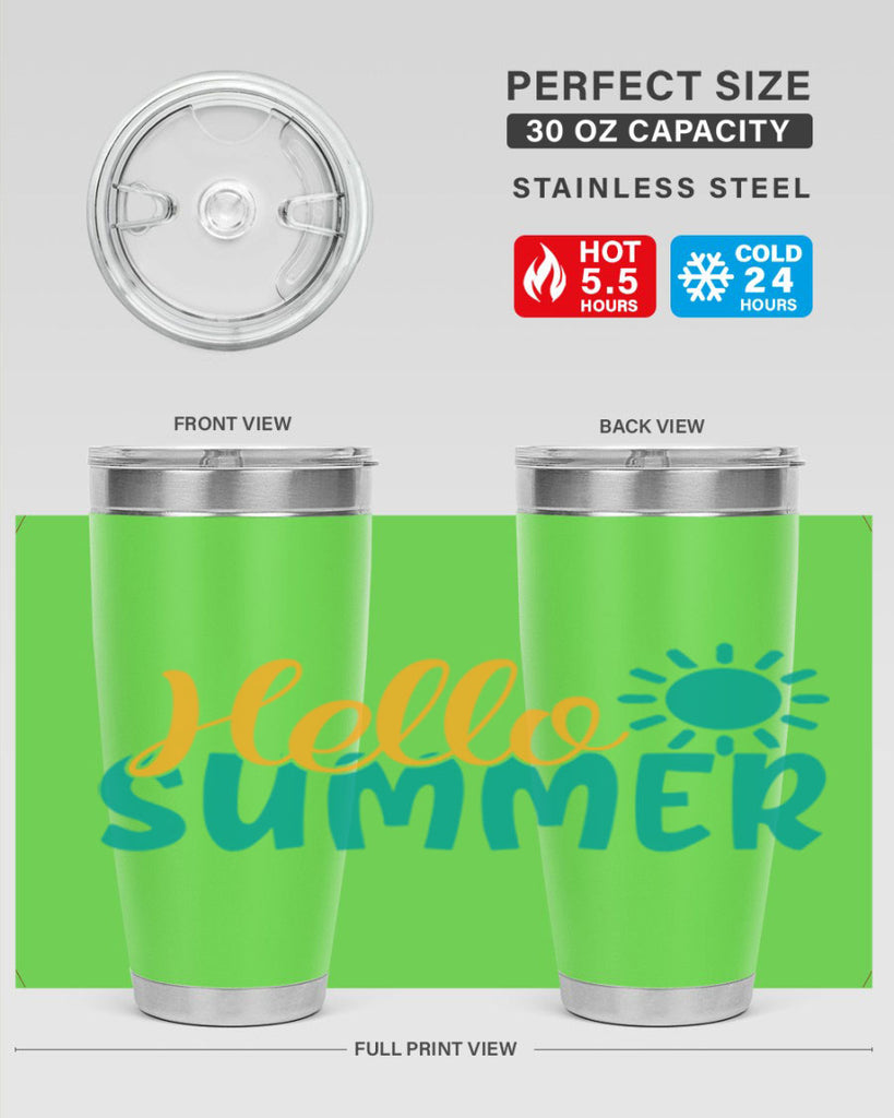 hello summer Style 98#- summer- Tumbler