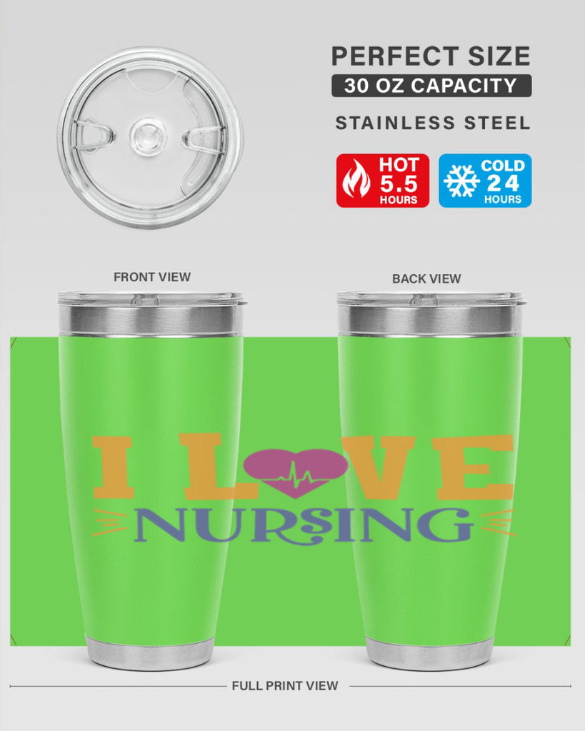 i love nursing Style Style 173#- nurse- tumbler
