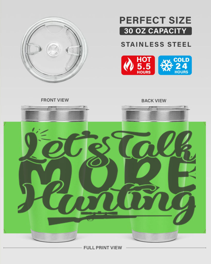 lets talk more hunting 6#- hunting- Tumbler