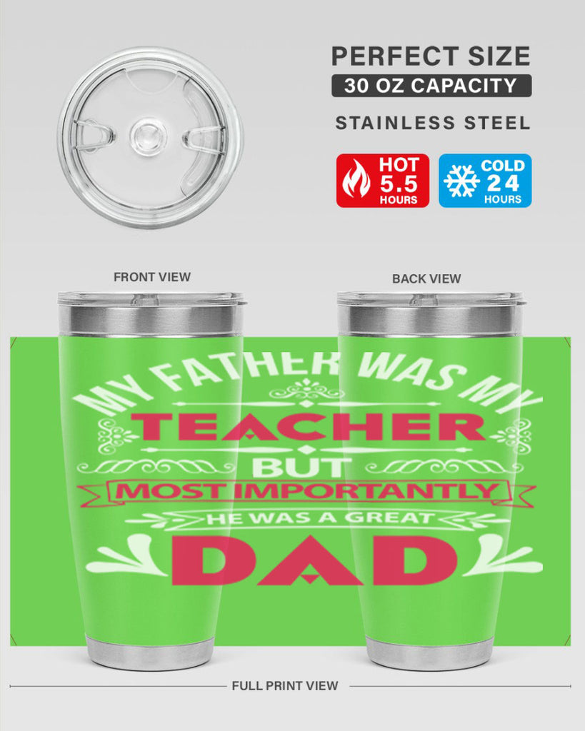 my father was my 251#- fathers day- Tumbler