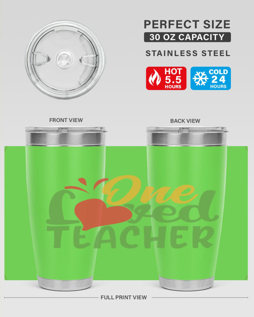 one loved teacher Style 166#- teacher- tumbler