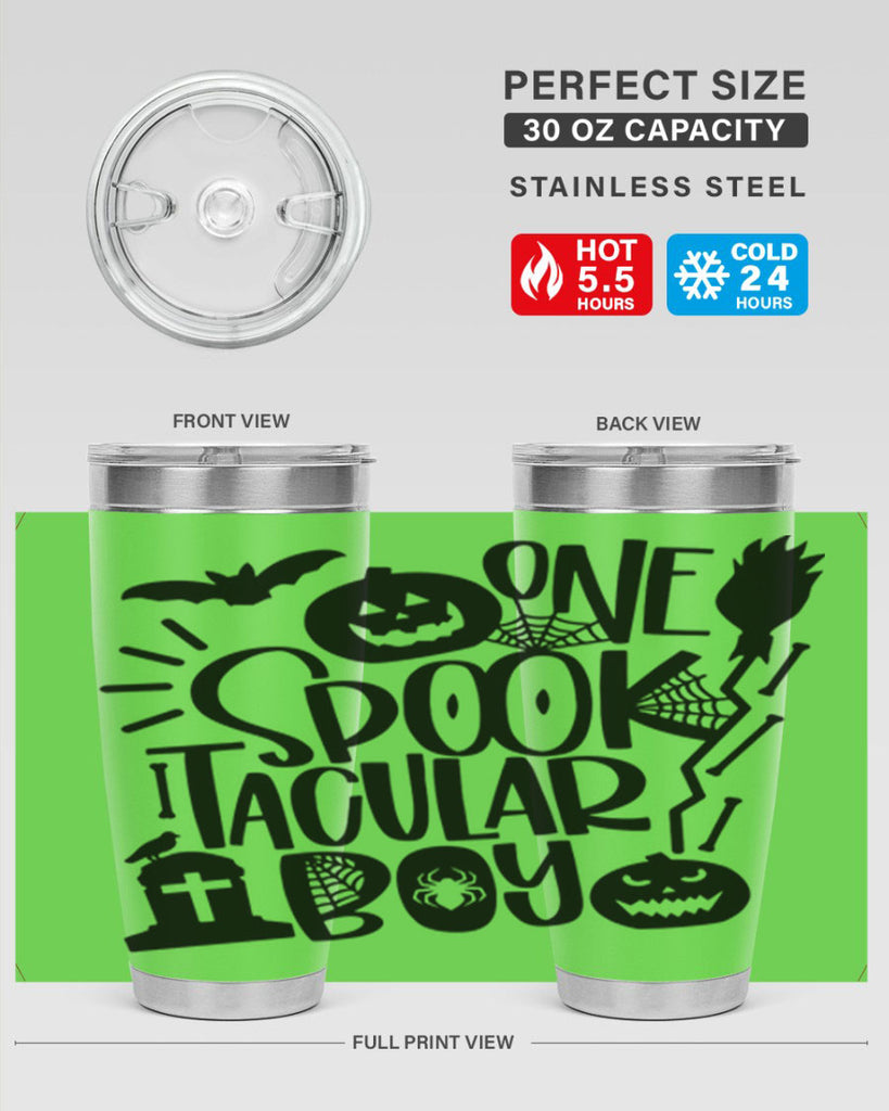 one spooktacular boy 38#- halloween- Tumbler