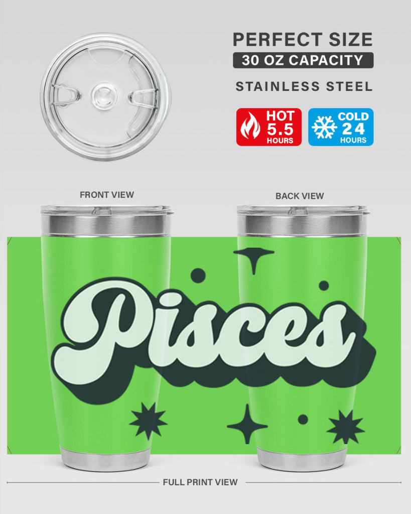 pisces 354#- zodiac- Tumbler
