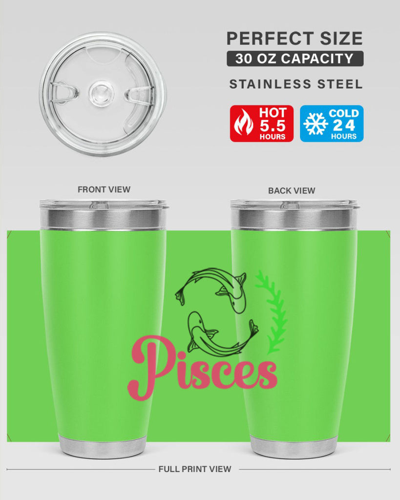 pisces 372#- zodiac- Tumbler