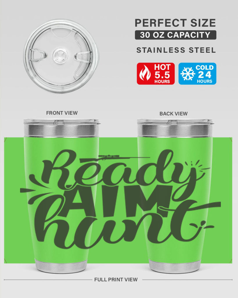 ready aim hunt 4#- hunting- Tumbler