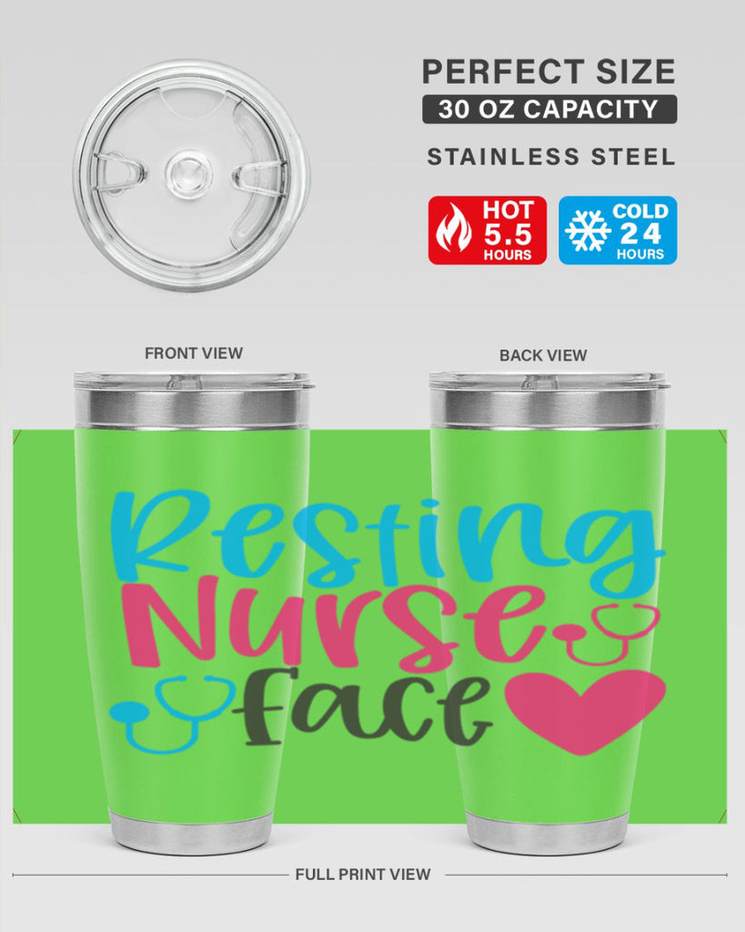 resting nurse face Style Style 56#- nurse- tumbler