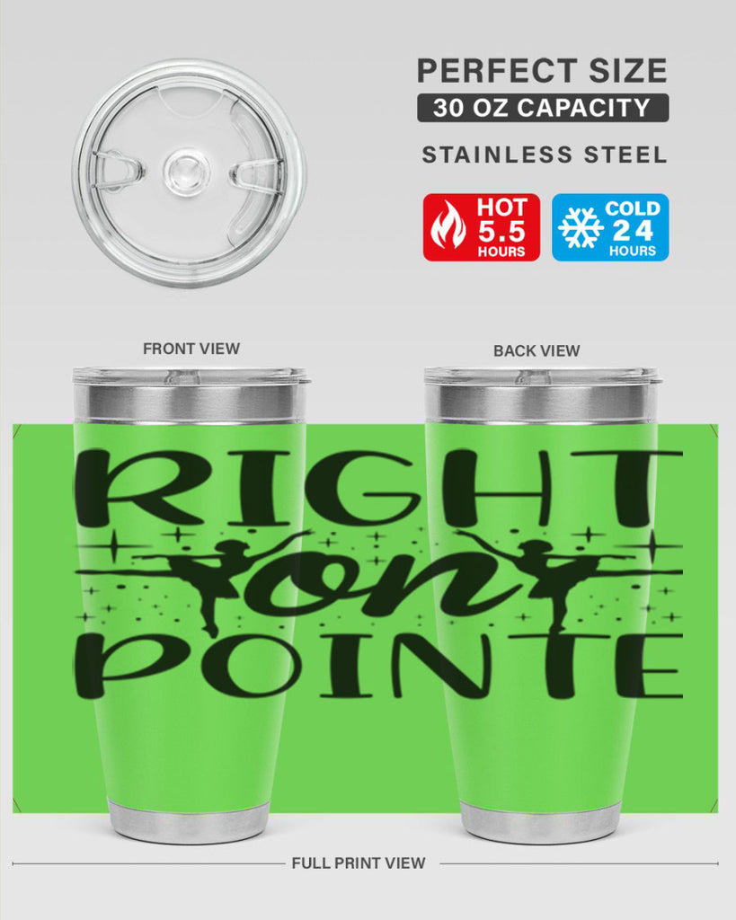right on pointe78#- ballet- Tumbler