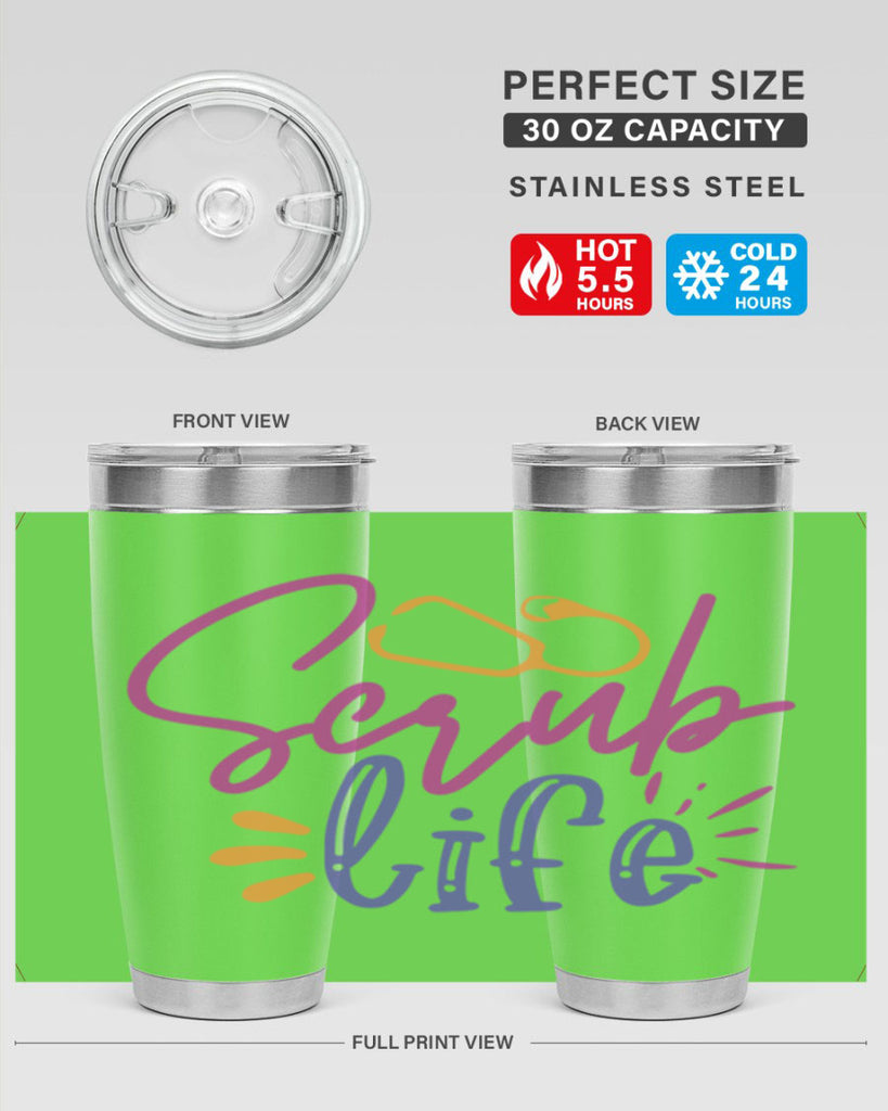 scrub life Style 351#- nurse- tumbler