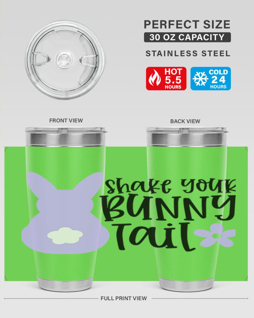 shake your bunny tail 12#- easter- Tumbler