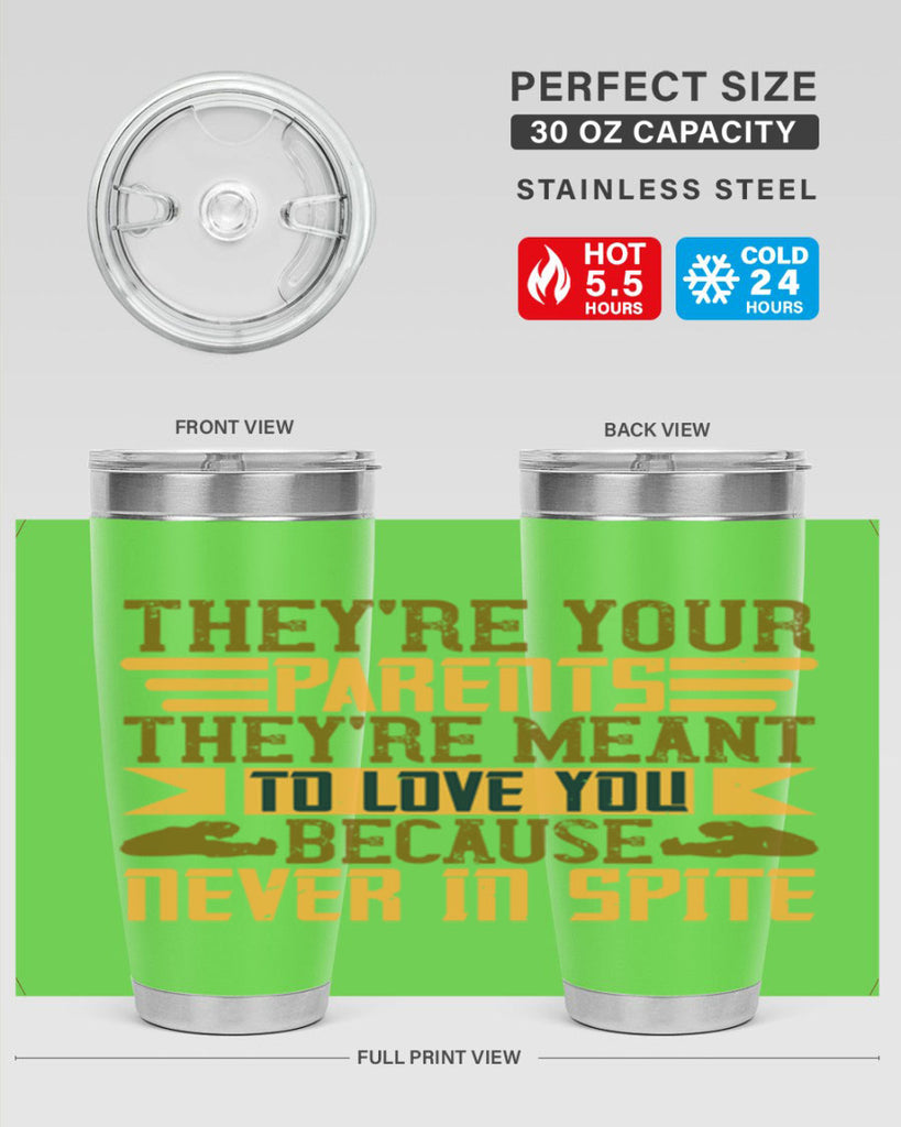 they’re your parents they’re meant to love you because never in spite 13#- Parents Day- Tumbler