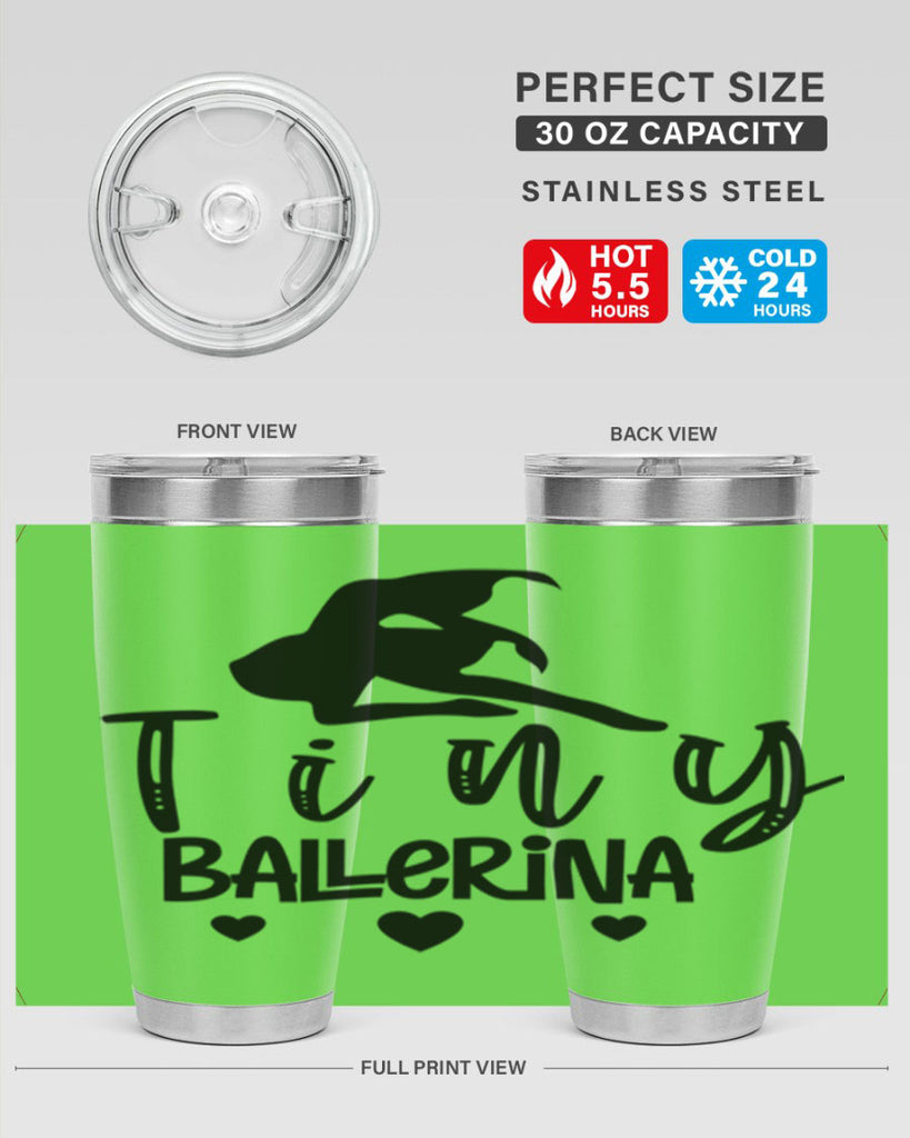 tiny ballerina 88#- ballet- Tumbler