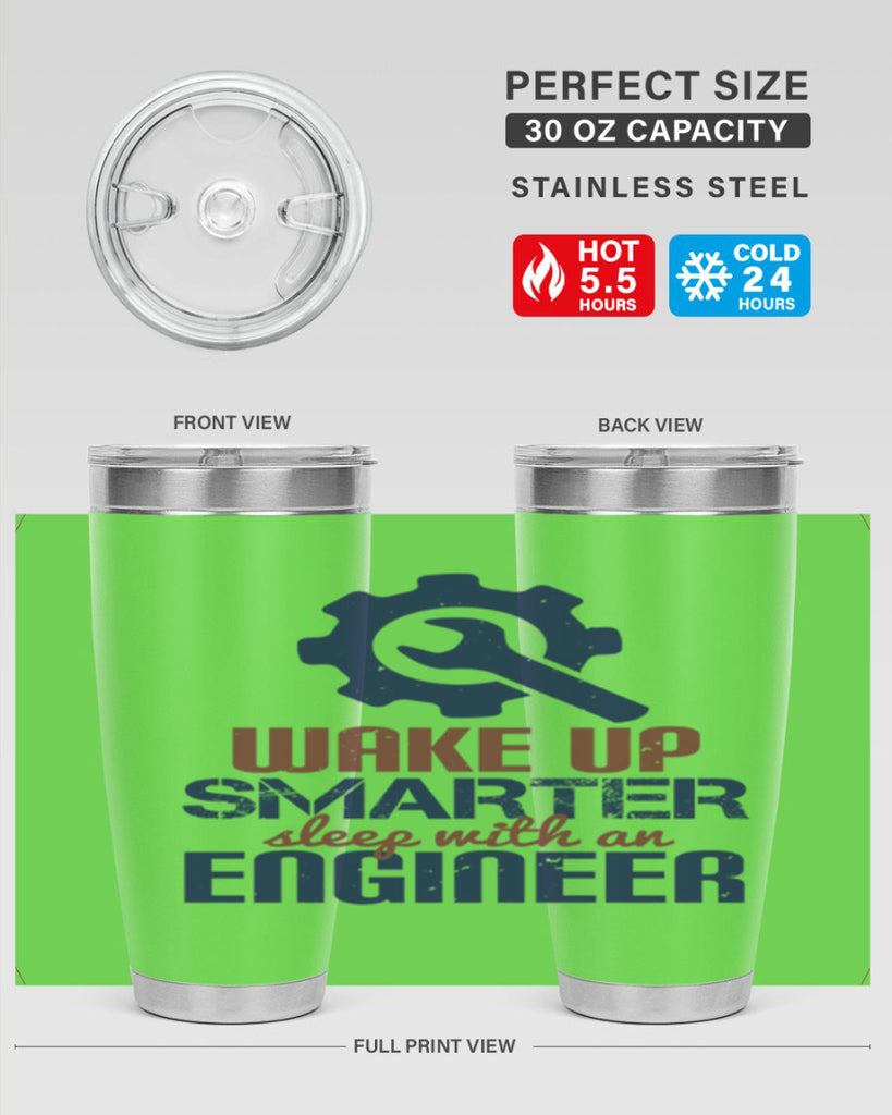 wake up smarter sleep with an engineer Style 31#- engineer- tumbler