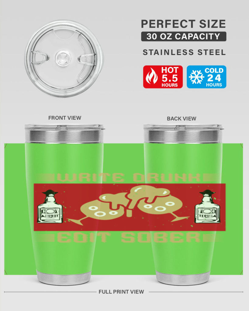 write drunk edit sober 14#- drinking- Tumbler