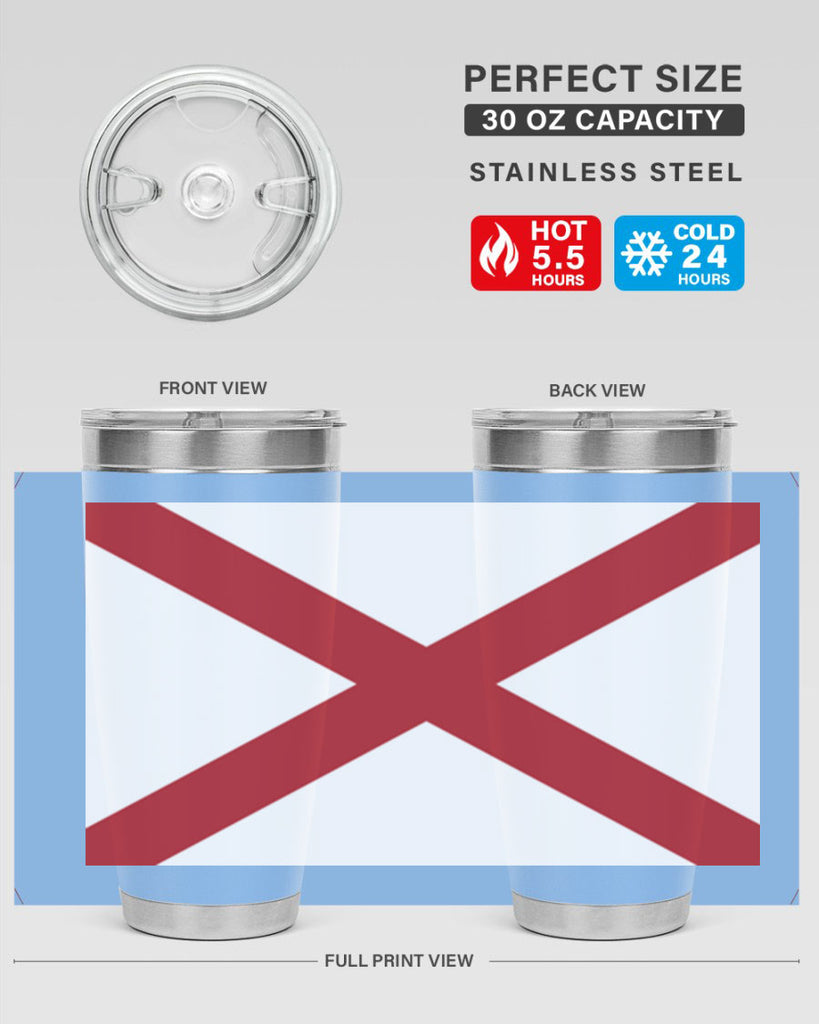 Alabama 51#- Us Flags- Tumbler