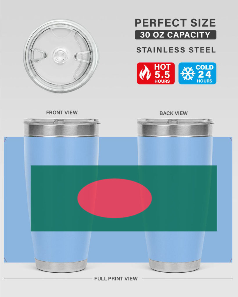Bangladesh 184#- world flags- Tumbler