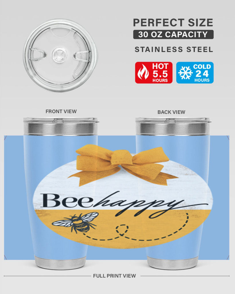 Bee Happy Mockup27#- spring- Tumbler