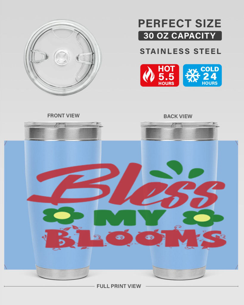 Bless My Blooms 61#- spring- Tumbler