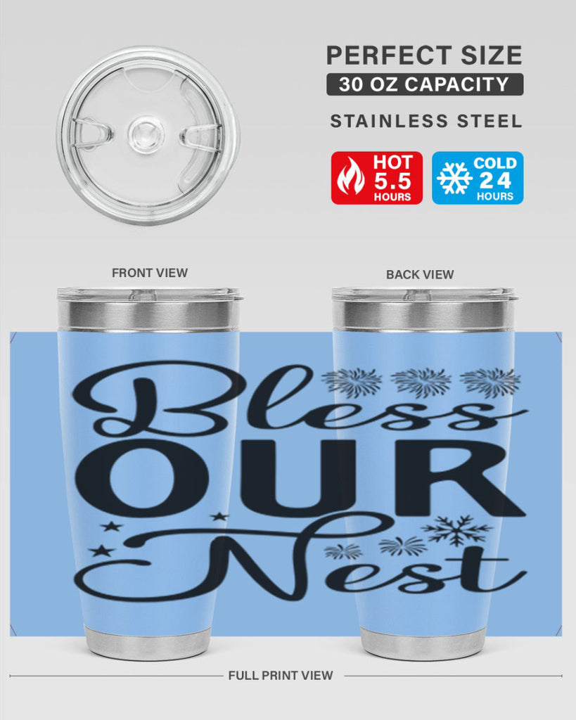 Bless Our Nest 51#- spring- Tumbler
