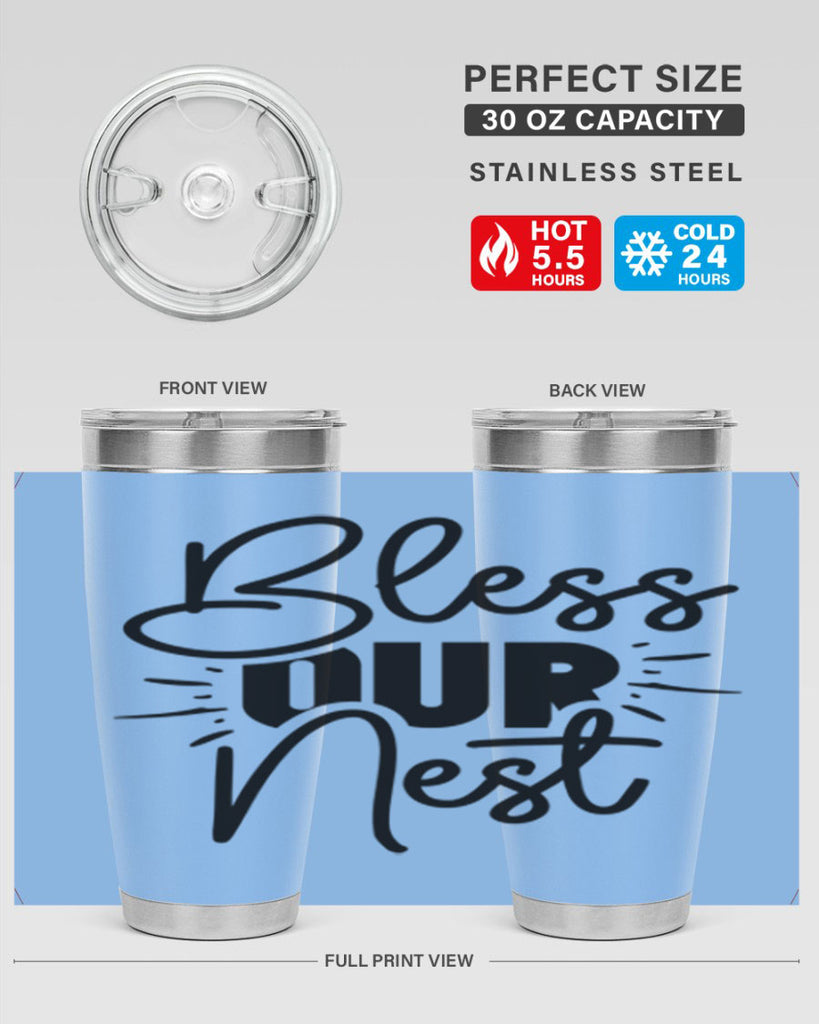 Bless Our Nest 52#- spring- Tumbler