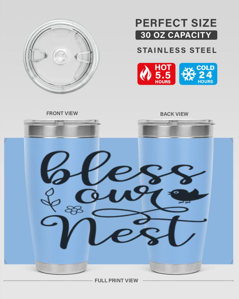 Bless our nest  68#- spring- Tumbler
