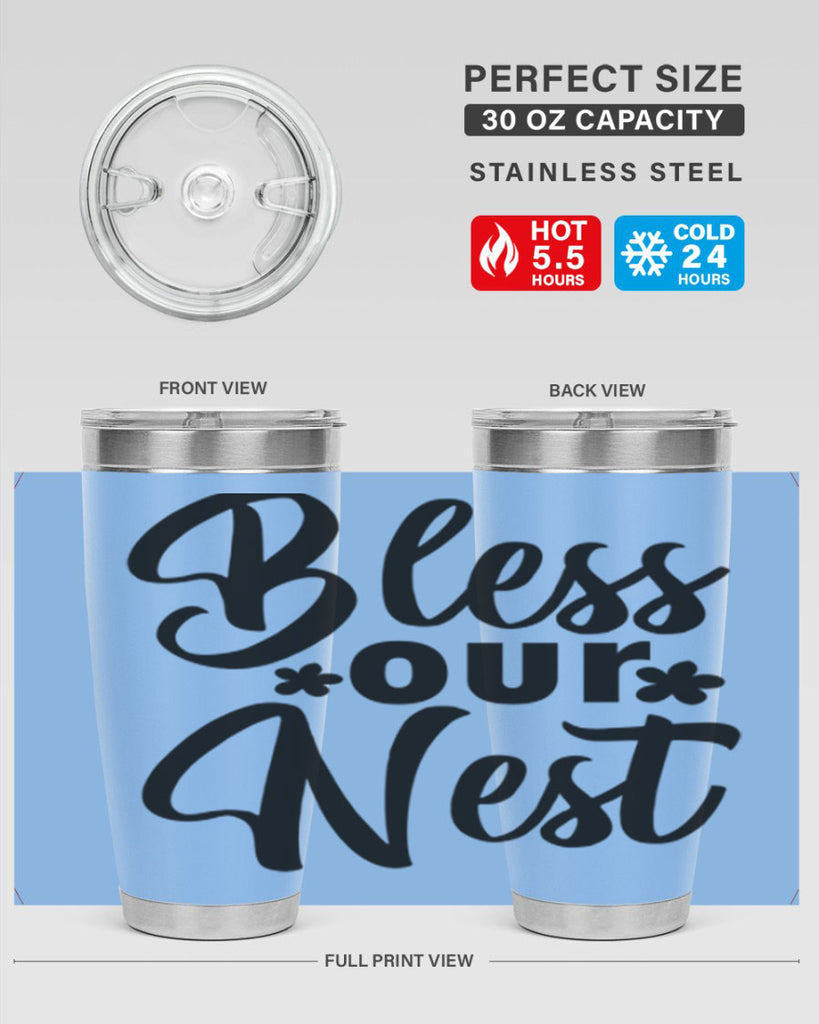 Bless our nest  design 70#- spring- Tumbler