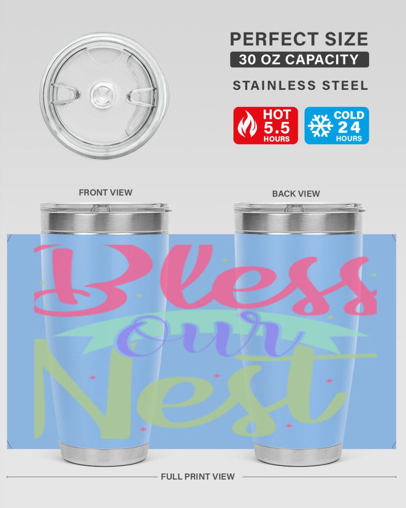 Bless our nest 49#- spring- Tumbler