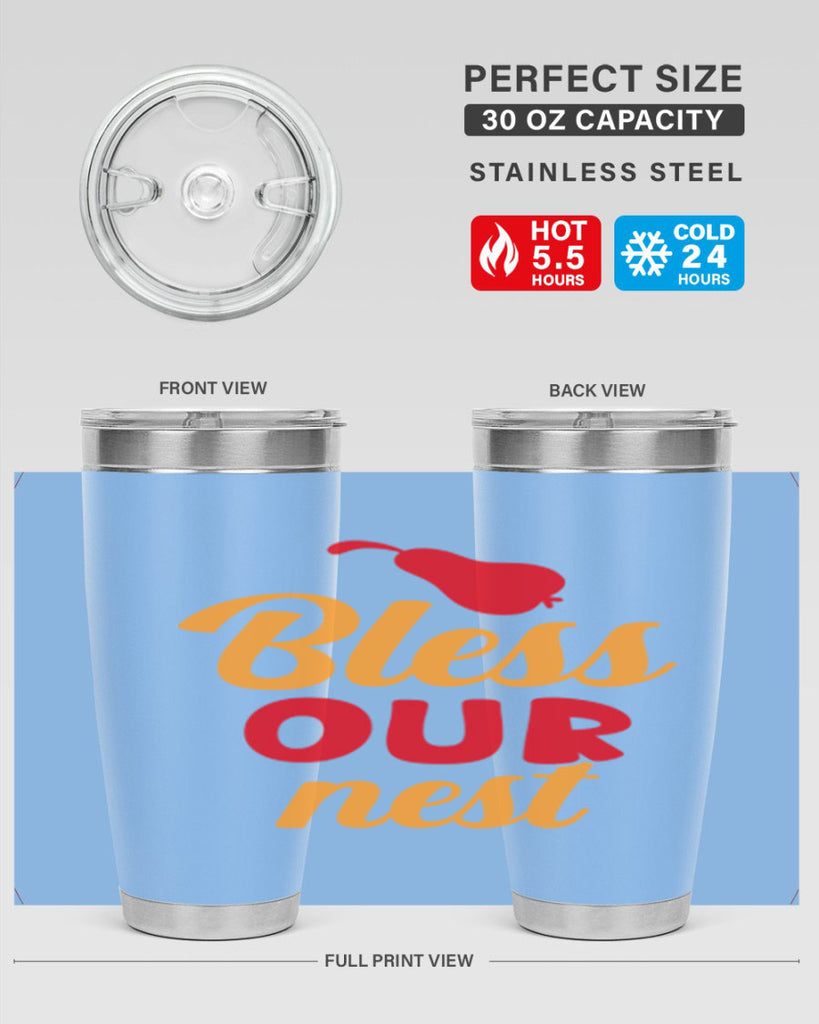 Bless our nest 53#- spring- Tumbler