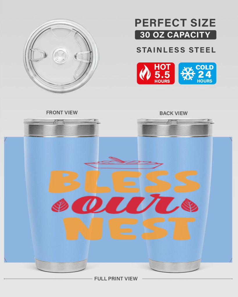 Bless our nest 54#- spring- Tumbler