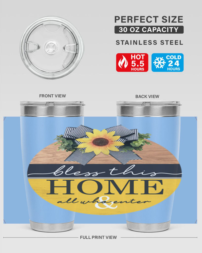 Bless this Home and all Mockup56#- spring- Tumbler