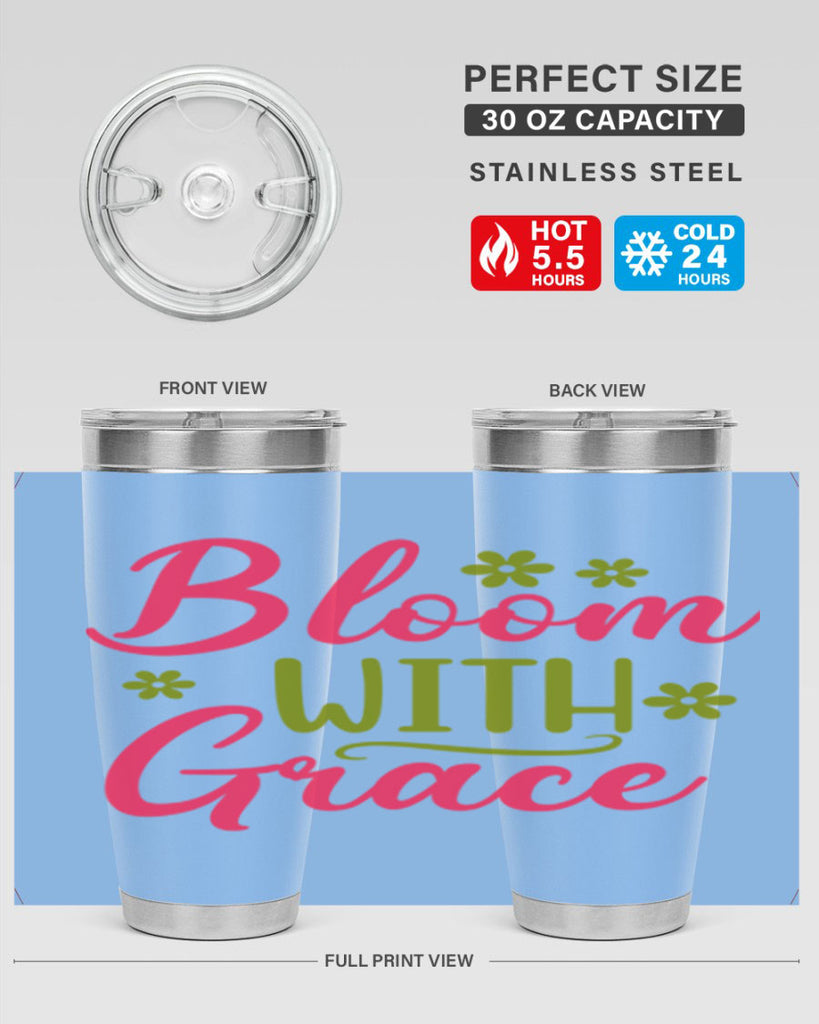 Bloom With Grace 80#- spring- Tumbler