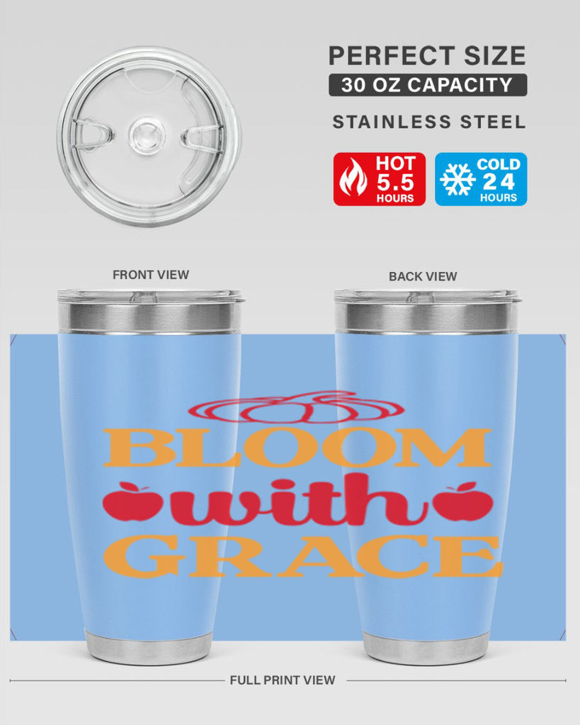 Bloom with grace 82#- spring- Tumbler