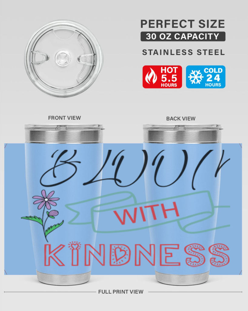 Bloom with kindness  91#- spring- Tumbler