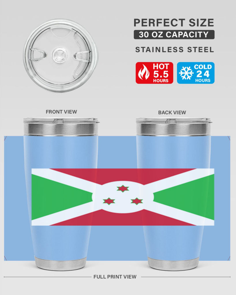 Burundi 170#- world flags- Tumbler