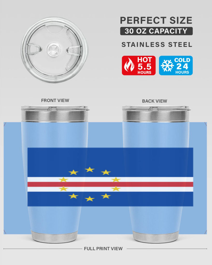 Cabo Verde 169#- world flags- Tumbler