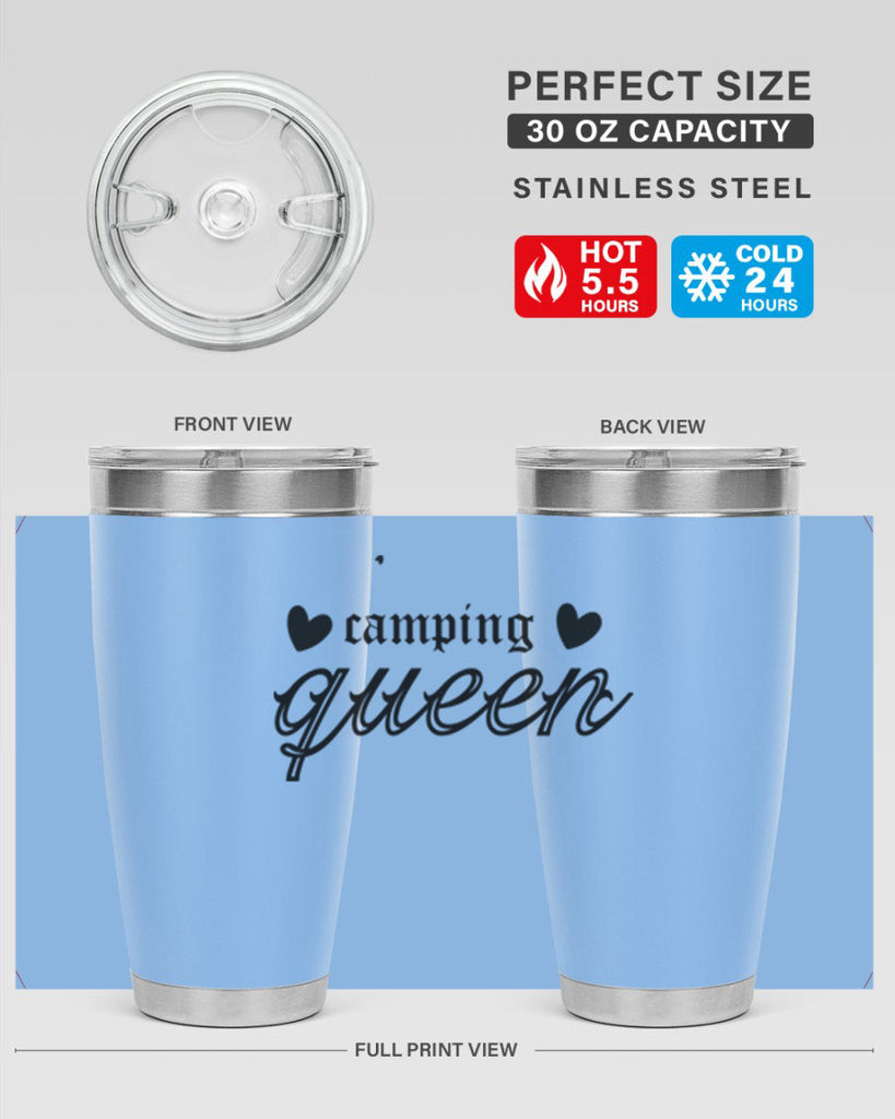 Camping queen 143#- zodiac- Tumbler