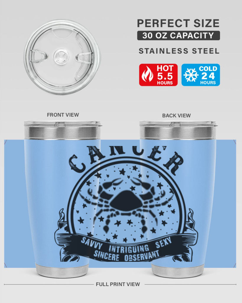 Cancer 13#- zodiac- Tumbler