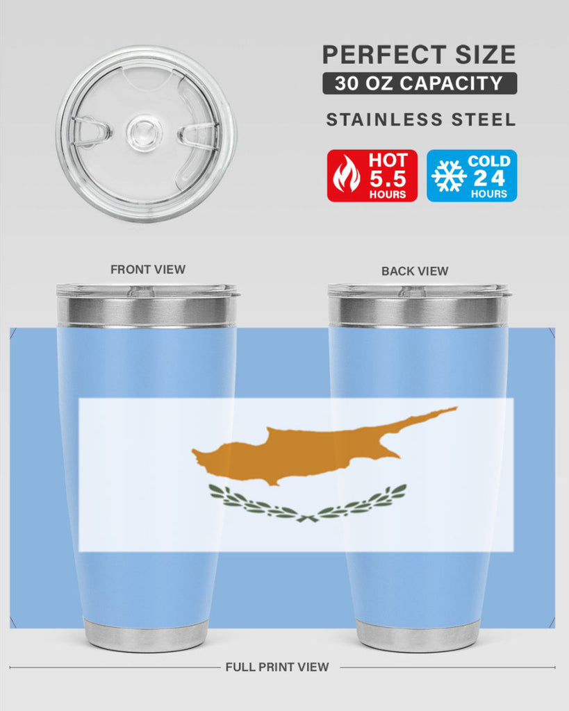Cyprus 153#- world flags- Tumbler