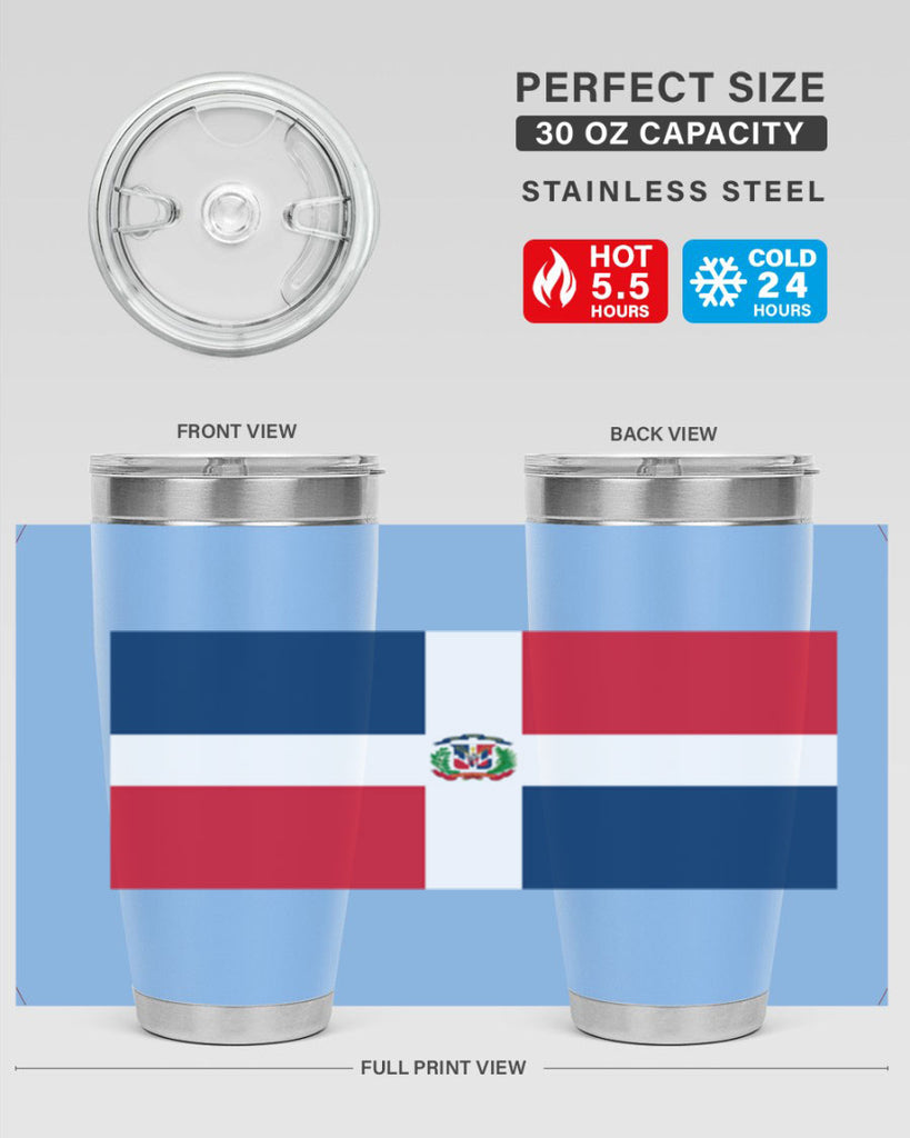 Dominican Republic 148#- world flags- Tumbler