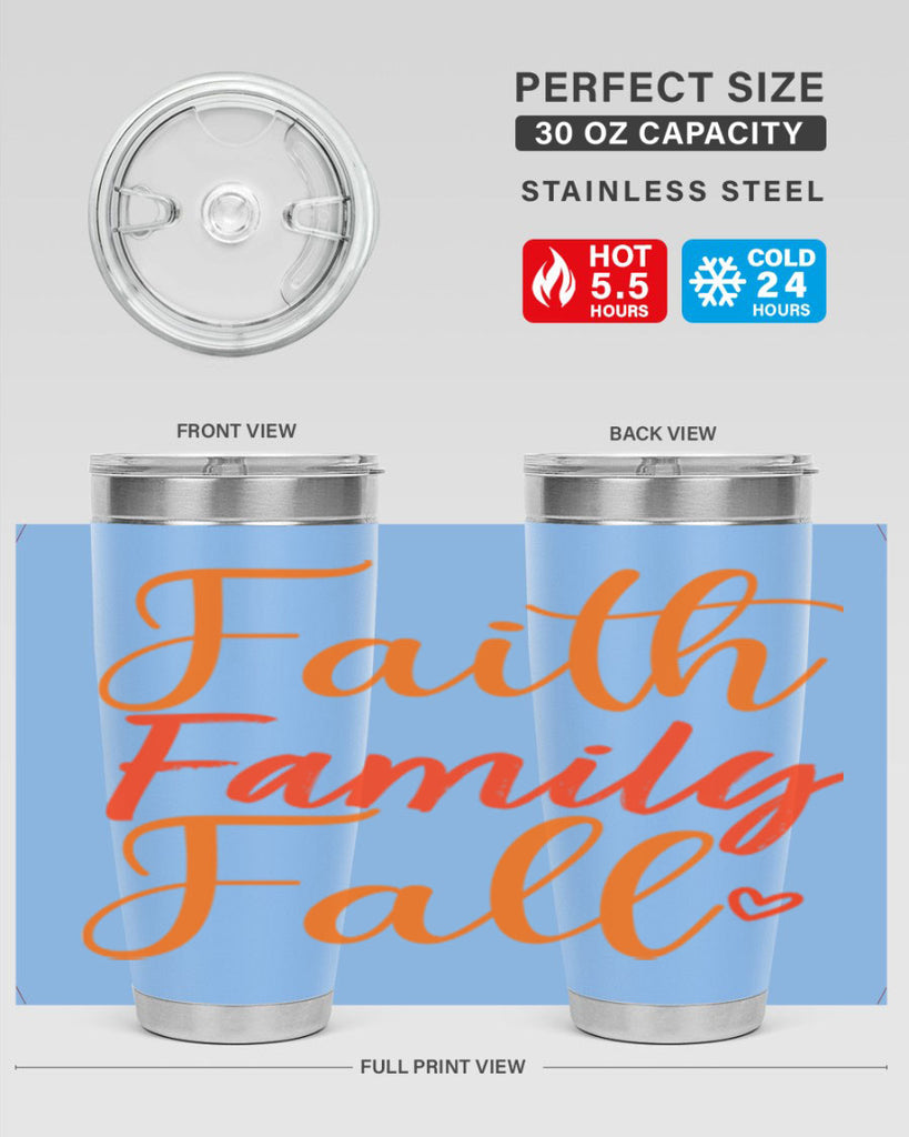Faith Family Fall Design 81#- fall- Tumbler