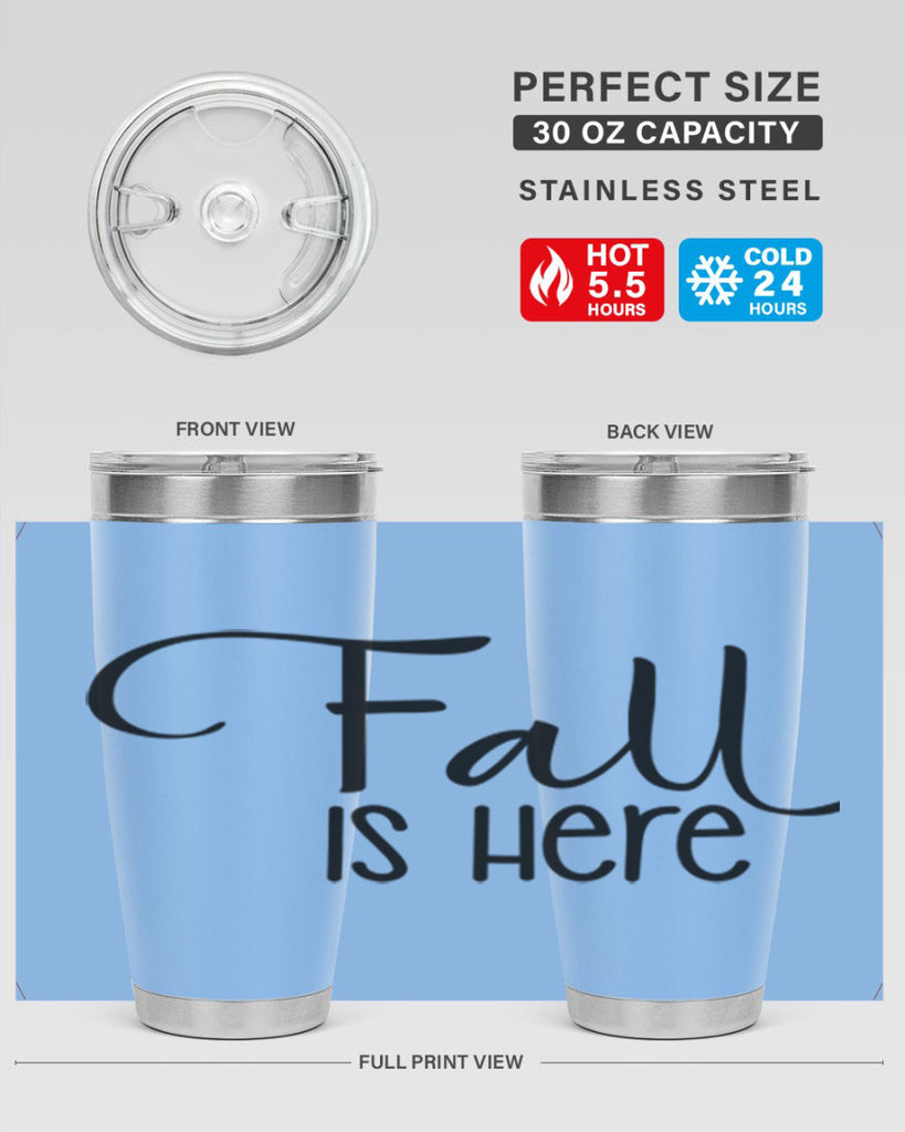 Fall Is Here 109#- fall- Tumbler