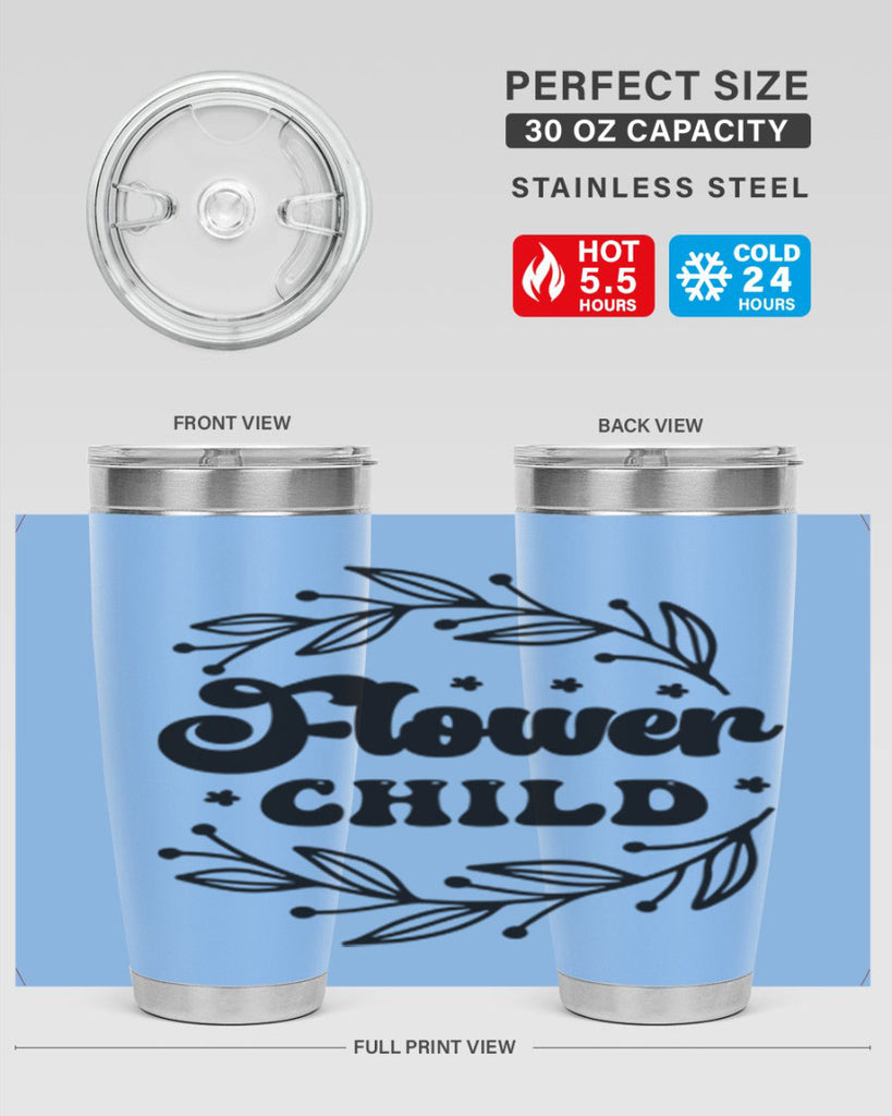 Flower child  141#- spring- Tumbler