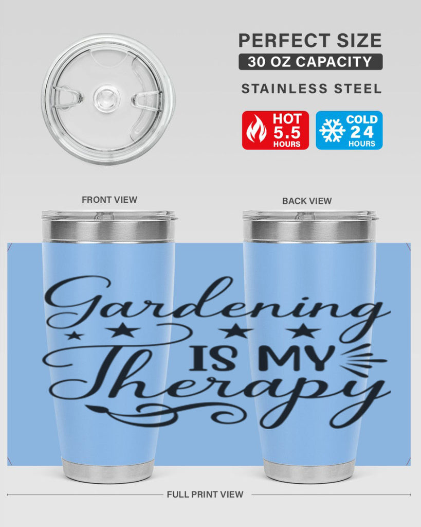 Gardening is My Therapy 145#- spring- Tumbler
